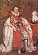 Mytens, Daniel the Elder James I of England Germany oil painting artist